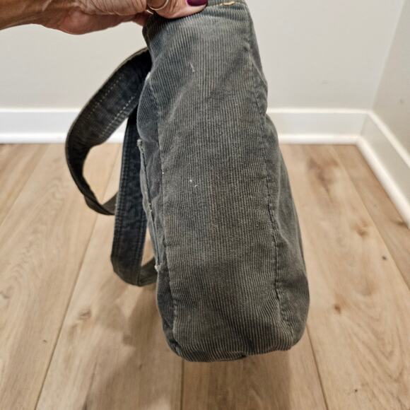Levi's Army Green Corduroy Tote Shoulder Bag - Picture 4 of 7